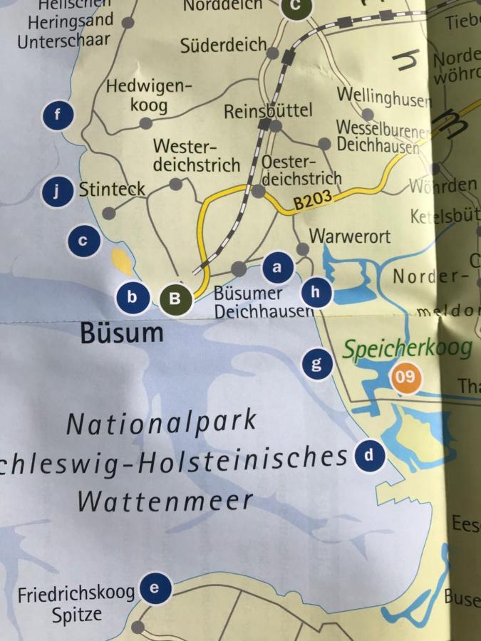 Heimat Am Meer Büsumer Deichhausen Esterno foto